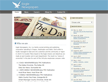 Tablet Screenshot of eaglenewspapers.com